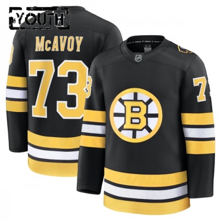 Lasten NHL Boston Bruins Pelipaita 2025-26 Fanatics Premium Charlie Mcavoy Koti Musta Lasten NHL Boston Bruins Pelipaita 2025-26 Fanatics Premium Charlie Mcavoy Koti Musta